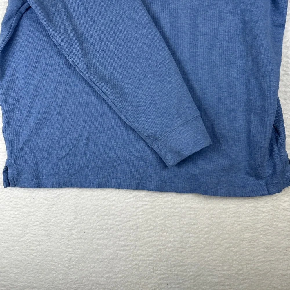 Polo Ralph Lauren Estate Rib 1/4‎ Zip Pullover Sweater Blue Men's Size XL
